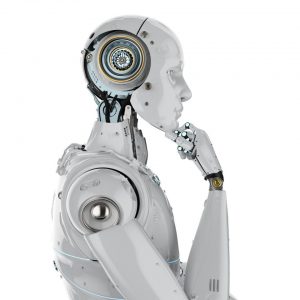 Robot looking like it's pondering, "What were the technology trends of the last decade?"